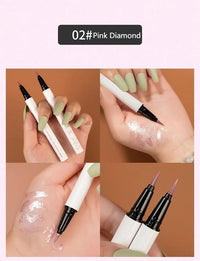 Thumbnail for Diamond Powder Waterproof Slender Liquid Eyeliner - ArtGalleryZen