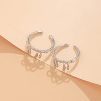 Thumbnail for Elegant 2Pcs Duo Bowknot Ring Set - ArtGalleryZen