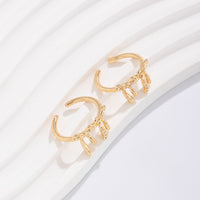 Thumbnail for Elegant 2Pcs Duo Bowknot Ring Set