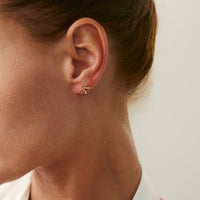 Thumbnail for Elegant 3 Pairs Bowknot Huggie Hoop Earrings Set - ArtGalleryZen