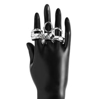 Thumbnail for Elegant 6Pcs Geometric Patterns Ring Set - ArtGalleryZen