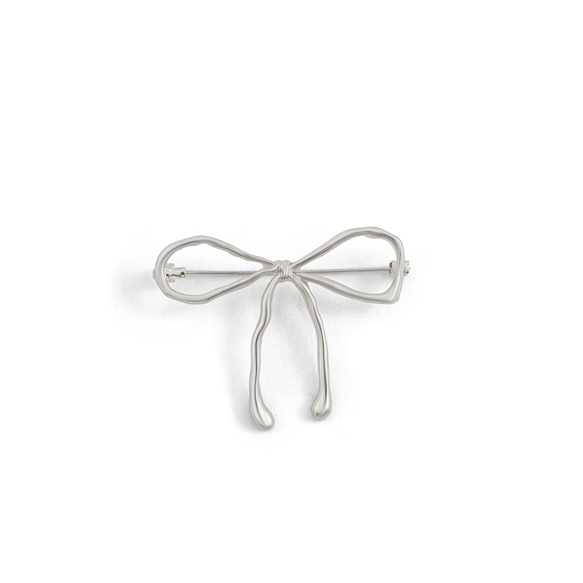 Elegant Bowknot Waterdrop Pin Brooch