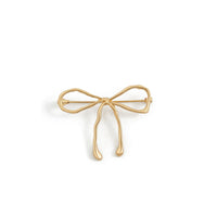 Thumbnail for Elegant Bowknot Waterdrop Pin Brooch