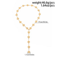 Thumbnail for Elegant Bowknot Y Necklace - ArtGalleryZen