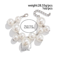 Thumbnail for Elegant Chunky Pearl Chain Bracelet