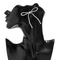 Thumbnail for Elegant Gold Silver Plated Bowknot Earrings - ArtGalleryZen