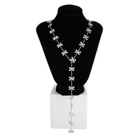 Thumbnail for Elegant Gold Silver Plated Bowknot Y Necklace - ArtGalleryZen