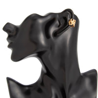 Thumbnail for Elegant Heart Cherry Blossom Ear Cuff Earring - ArtGalleryZen