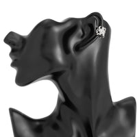 Thumbnail for Elegant Heart Cherry Blossom Ear Cuff Earring - ArtGalleryZen