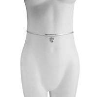 Thumbnail for Elegant Layered Bowknot Charm Herringbone Belly Chain Set - ArtGalleryZen