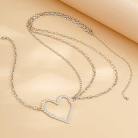 Thumbnail for Elegant Layered Hollow Heart Charm Waist Chain