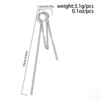 Thumbnail for Elegant Long Chain Tassel Ear Cuff Earring - ArtGalleryZen