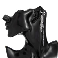 Thumbnail for Elegant Long Chain Tassel Ear Cuff Earring - ArtGalleryZen
