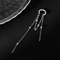 Thumbnail for Elegant Long Chain Tassel Ear Cuff Earring - ArtGalleryZen
