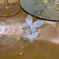 Thumbnail for Elegant Meshed Butterfly Chain Necklace - ArtGalleryZen