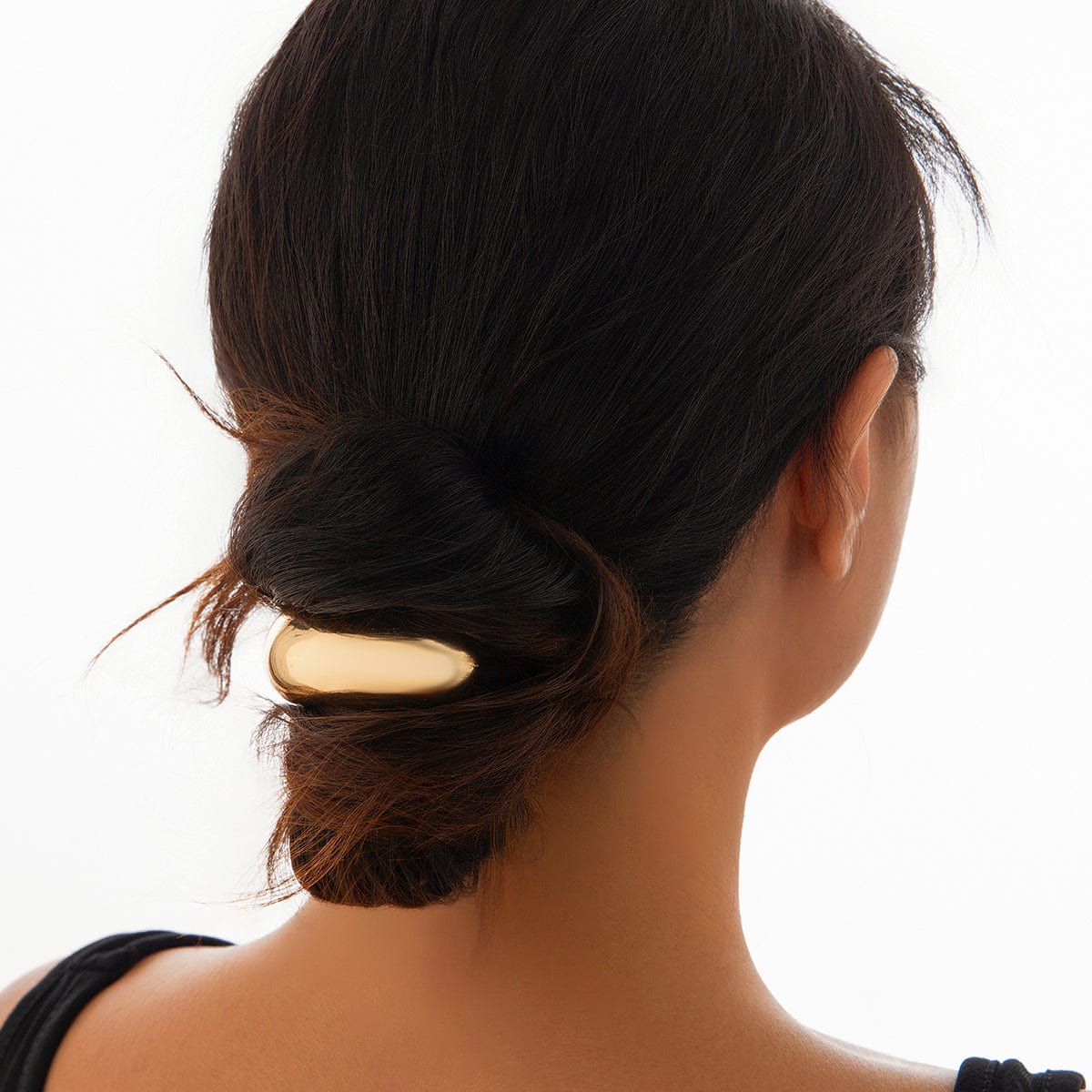 Elegant Minimalist Metallic Elastic Hair Tie