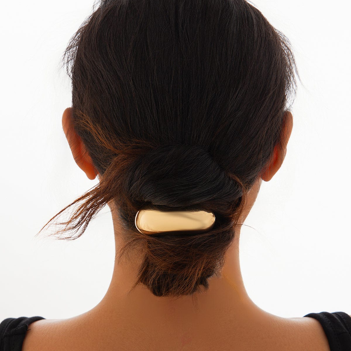 Elegant Minimalist Metallic Elastic Hair Tie