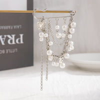 Thumbnail for Elegant Pearl Heart Tassel Trouser Pin - ArtGalleryZen