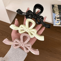 Thumbnail for Elegant Ribbon Bowknot Hair Claw Clip - ArtGalleryZen