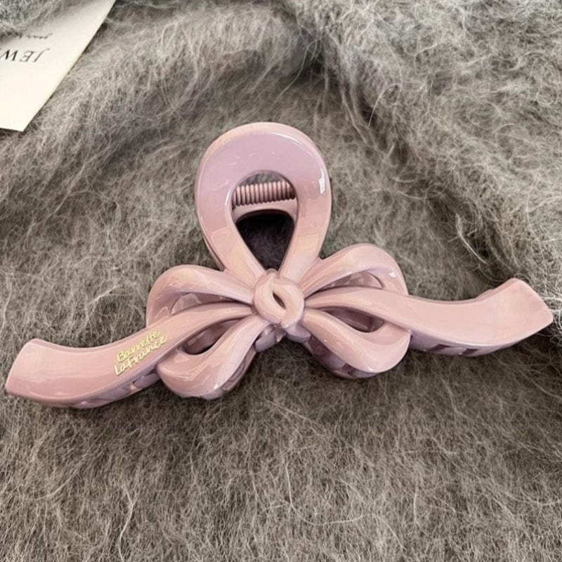 Elegant Ribbon Bowknot Hair Claw Clip