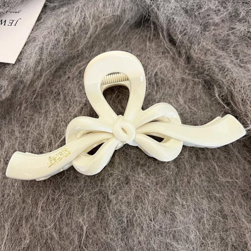 Elegant Ribbon Bowknot Hair Claw Clip