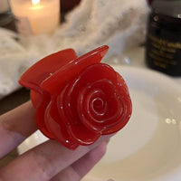 Thumbnail for Elegant Rose Flower Hair Claw - ArtGalleryZen