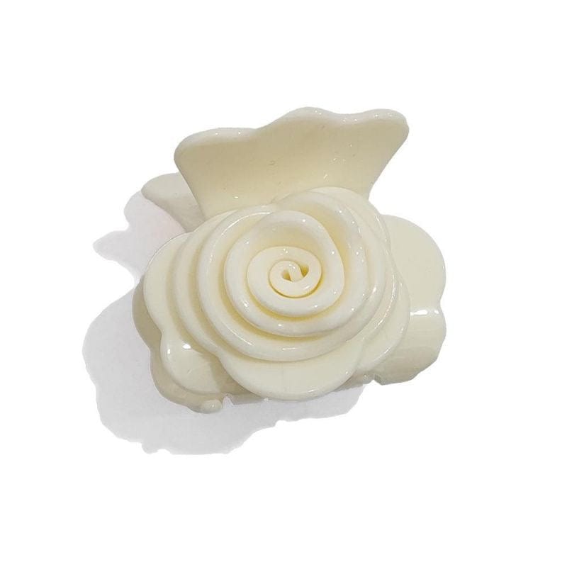 Elegant Rose Flower Hair Claw - ArtGalleryZen