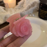 Thumbnail for Elegant Rose Flower Hair Claw - ArtGalleryZen
