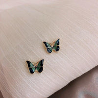 Thumbnail for Enamel Butterfly Earrings - ArtGalleryZen
