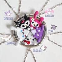 Thumbnail for Enamel Magnetic Sanrio Family Matching Necklace - ArtGalleryZen