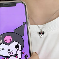 Thumbnail for Enamel Magnetic Sanrio Family Matching Necklace - ArtGalleryZen