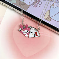 Enamel Magnetic Sanrio Family Matching Necklace - Kuromi