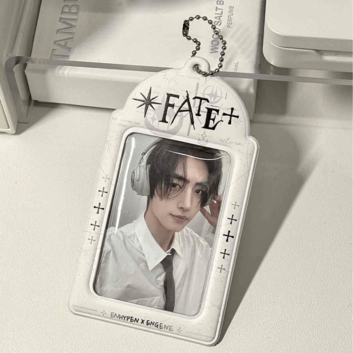 Enhypen Fate Kpop Keychain Photocard Holder - ArtGalleryZen