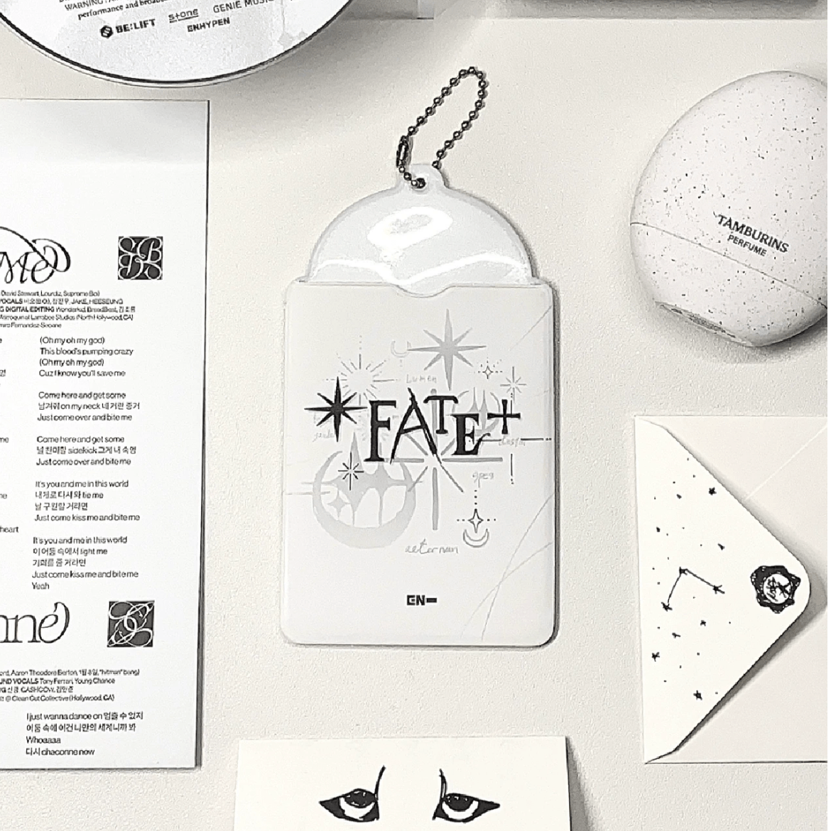 Enhypen Fate Kpop Keychain Photocard Holder - ArtGalleryZen