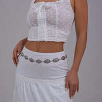 Thumbnail for Ethnic Style Carved Oval Waist Chain