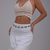 Thumbnail for Ethnic Style Carved Oval Waist Chain