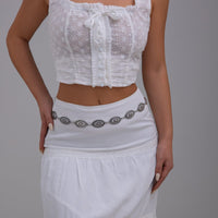 Thumbnail for Ethnic Style Carved Oval Waist Chain