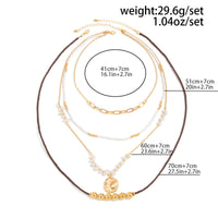 Thumbnail for Ethnic Style Layered Pleated Round Disk Pendant Turquoise Seed Beaded Necklace Set - ArtGalleryZen