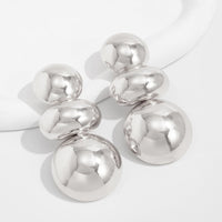 Thumbnail for Exaggerated Circular Oval Splicing Stud Earrings - ArtGalleryZen