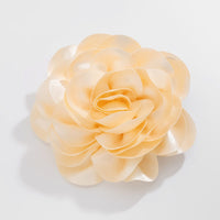 Thumbnail for Exaggerated Satin Rose Flower Pin Brooch