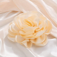 Thumbnail for Exaggerated Satin Rose Flower Pin Brooch