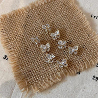 Thumbnail for French Style CZ Inlaid Butterfly Tassel Earrings - ArtGalleryZen