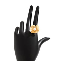 Thumbnail for French Style Round Disk Pleated Pearl Open Ring - ArtGalleryZen