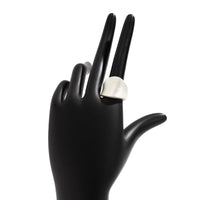 Thumbnail for French Style Round Pleated Metallic Open Ring - ArtGalleryZen