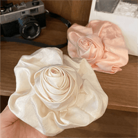 Thumbnail for French Temperament Rose Flower Hair Claw Clip - ArtGalleryZen