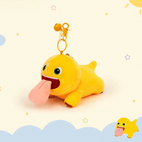 Thumbnail for Funny Magnetic Big Tongue Plush Dragon Keychain Doll - ArtGalleryZen