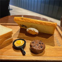 Thumbnail for Funny Toast Bread Silicone iPhone Case With Stand - ArtGalleryZen