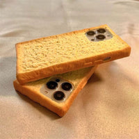 Thumbnail for Funny Toast Bread Silicone iPhone Case With Stand - ArtGalleryZen