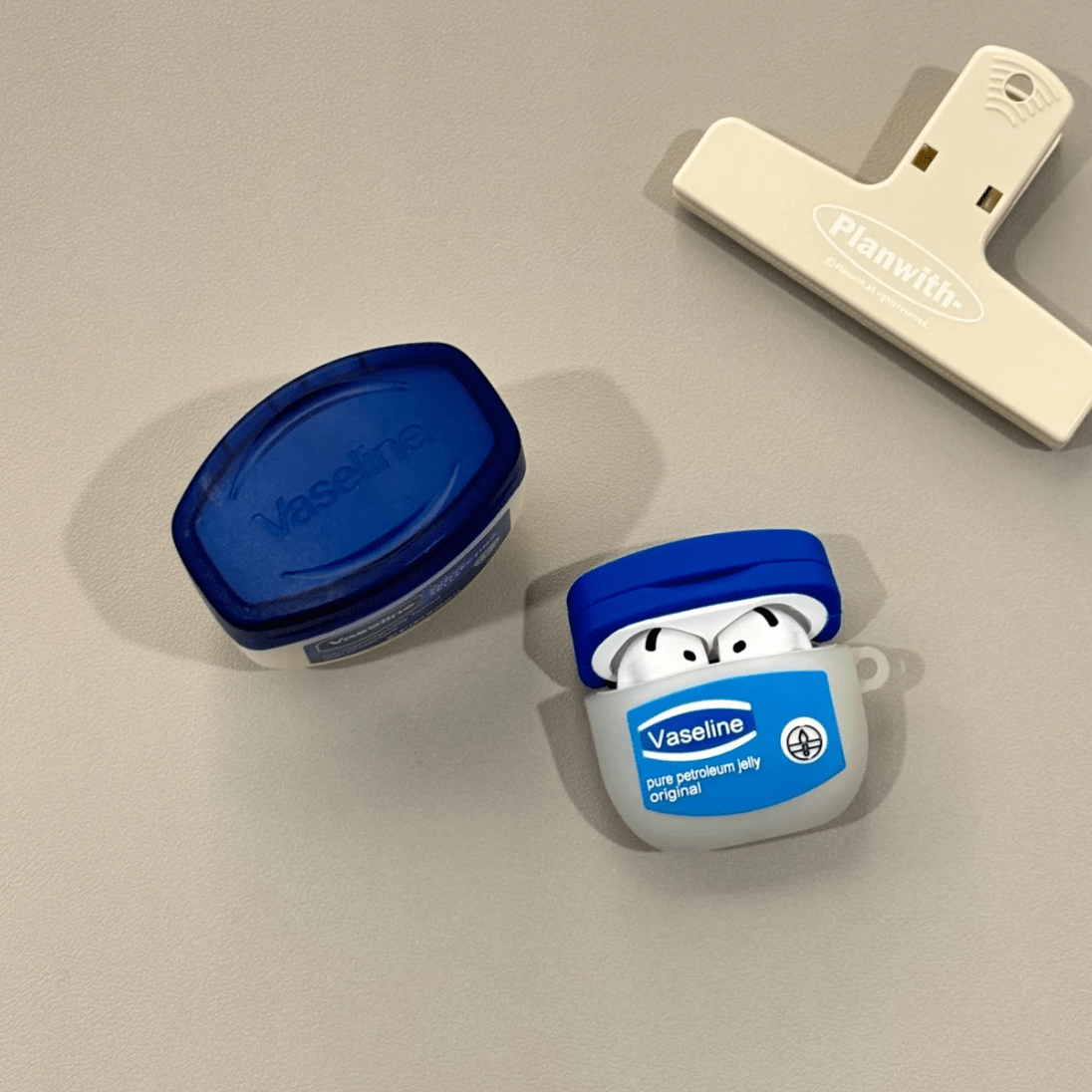 Funny Vaseline Silicone AirPods Earphone Case - ArtGalleryZen