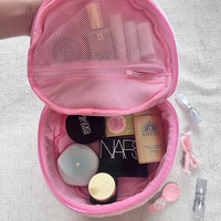 Thumbnail for Furry Strawberry Makeup Bag Portable Travel Large Capacity Storage Bag - ArtGalleryZen